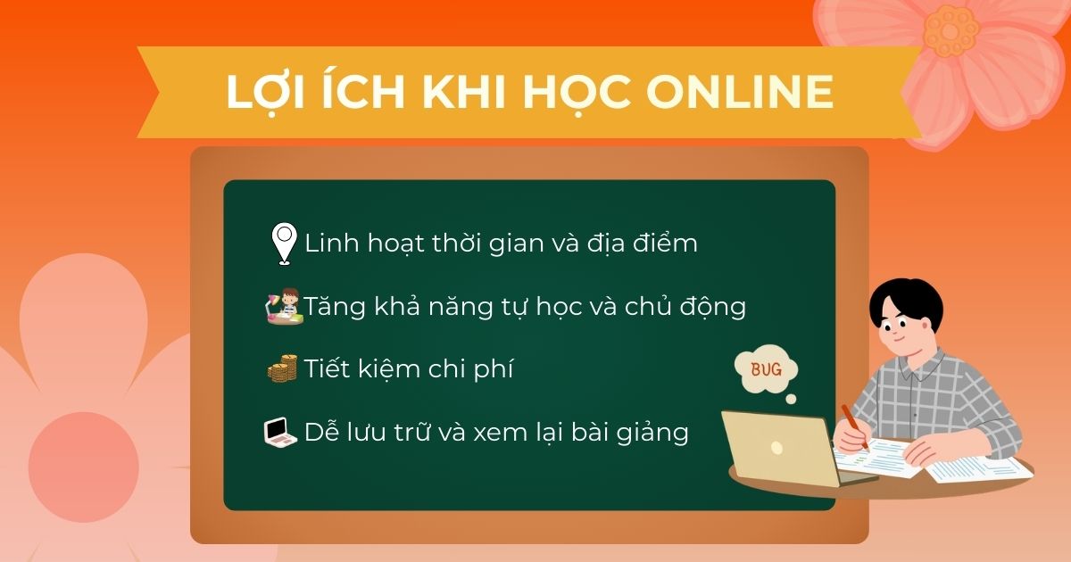 Lợi ích khi chọn chương trình học online