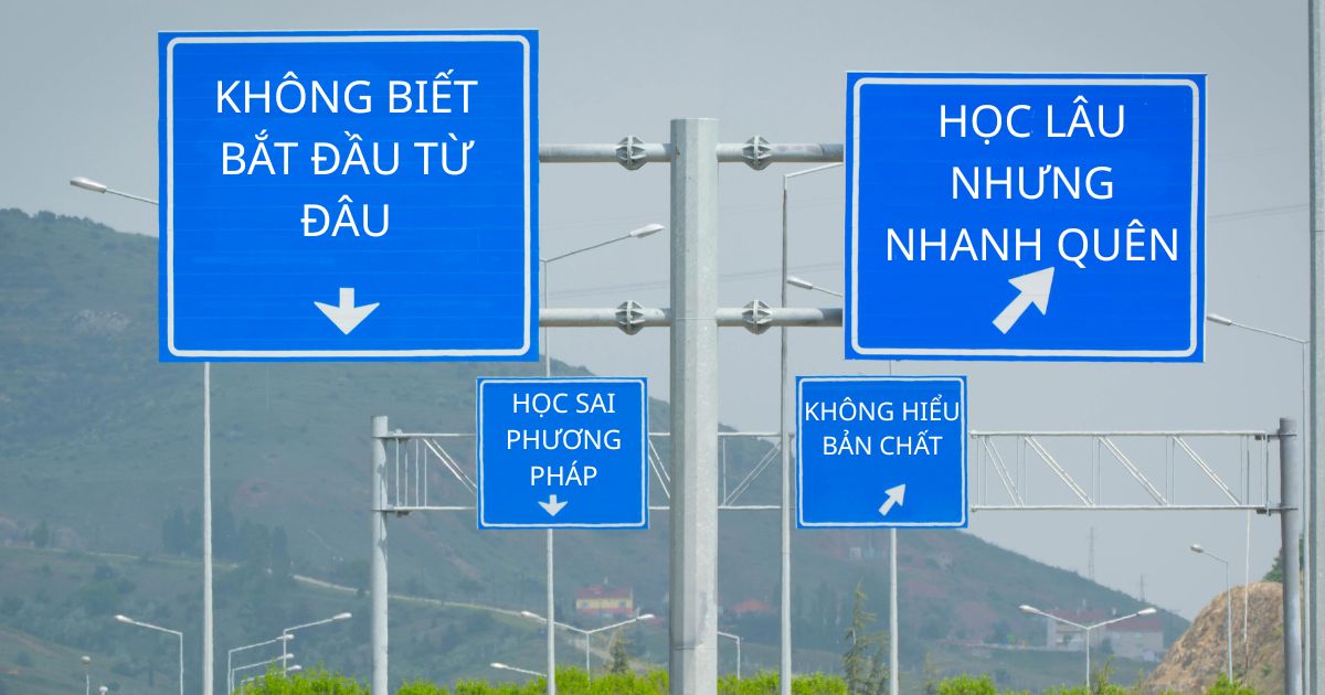 Dấu hiệu tự học sai cách