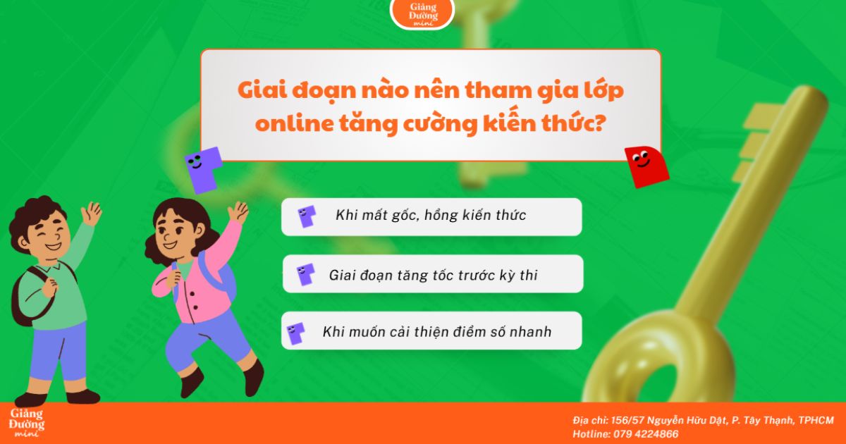 Lớp online tăng cường kiến thức