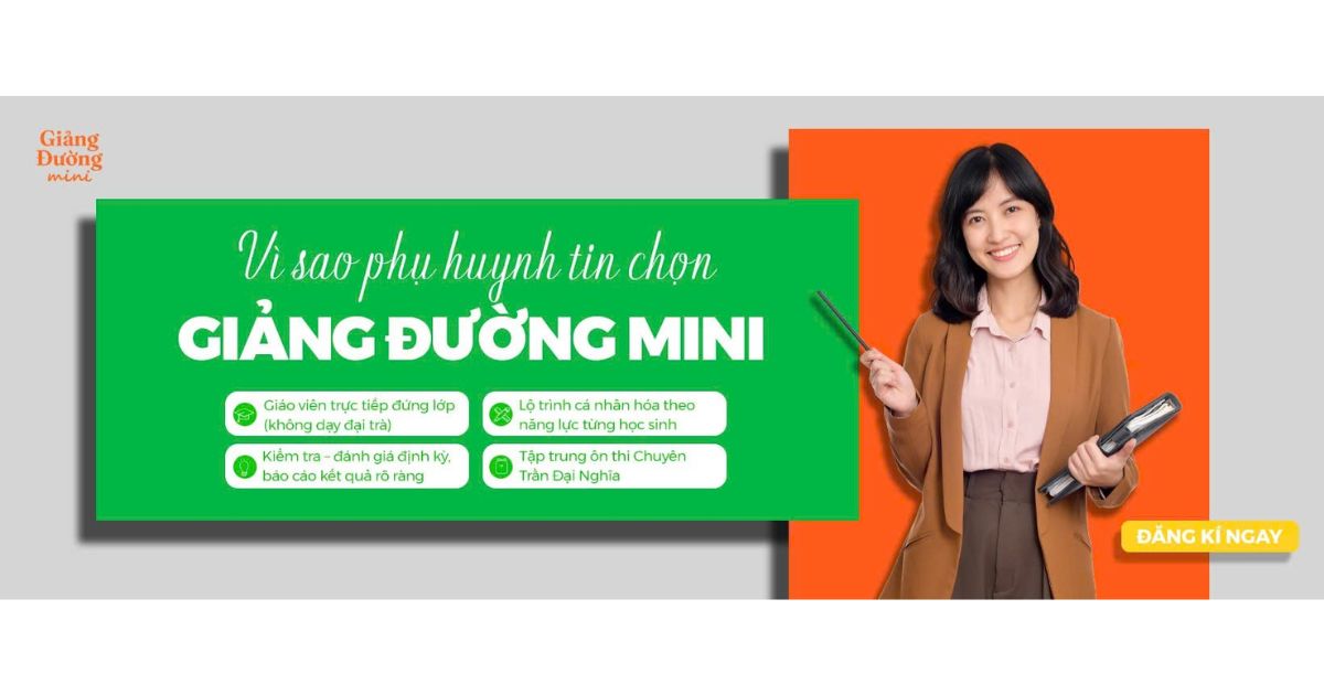 Giảng Đường Mini - Trung tâm gia sư uy tín
