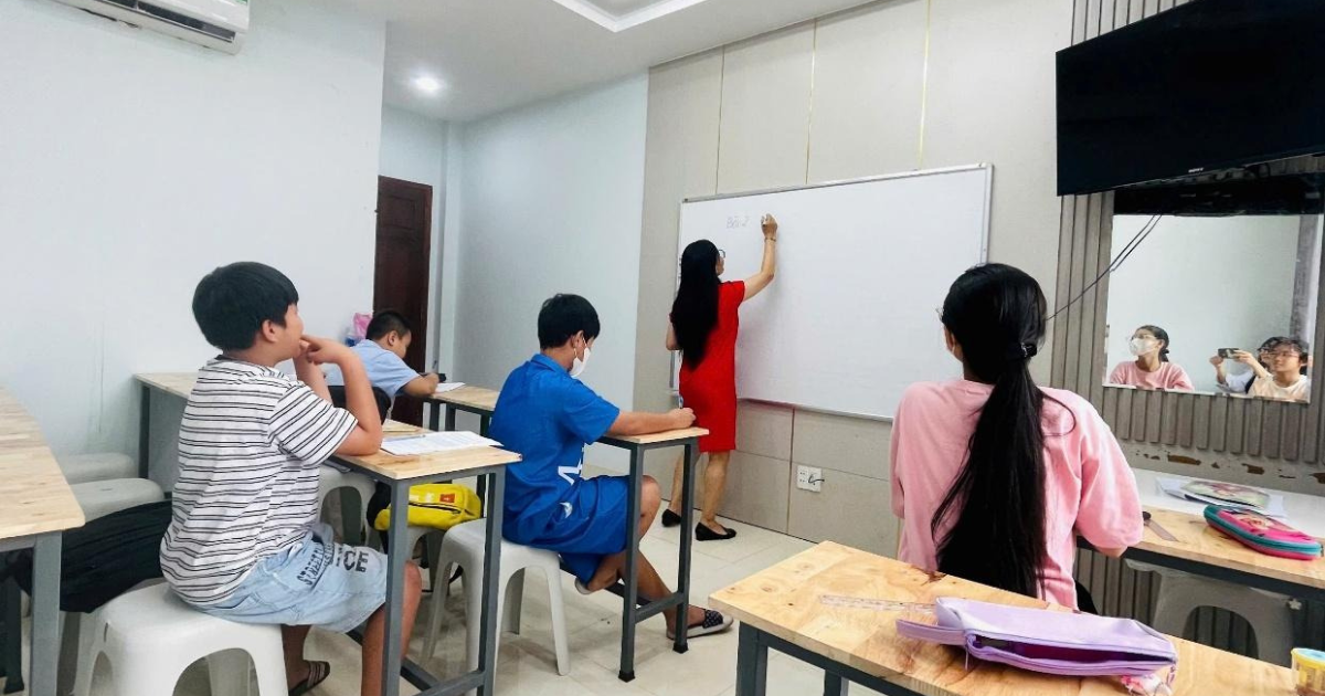 Lớp học tại Giảng Đường Mini
