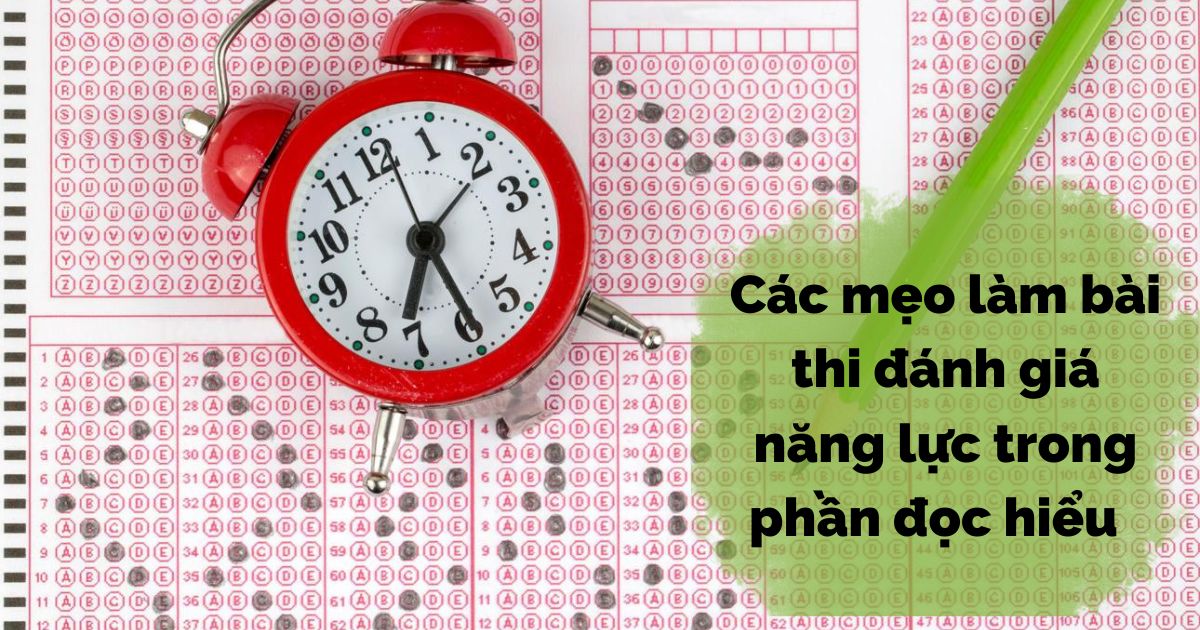 Mẹo làm bài thi đánh giá năng lực