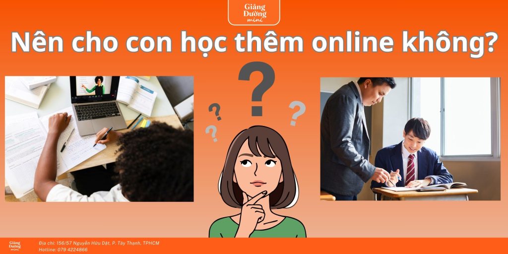 Nên cho con học thêm online không