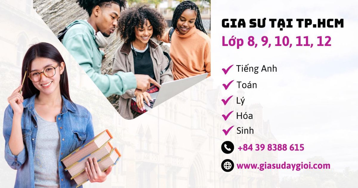 Trung tâm gia sư uy tín dạy giỏi TP.HCM