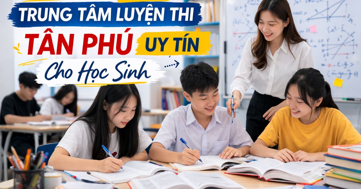 Trung tâm luyện thi Tân Phú uy tín cho học sinh