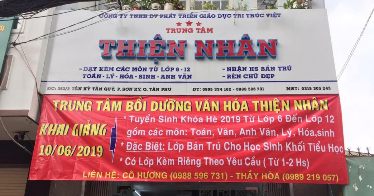 Trung tâm luyện thi Tân Phú Thiện Nhân