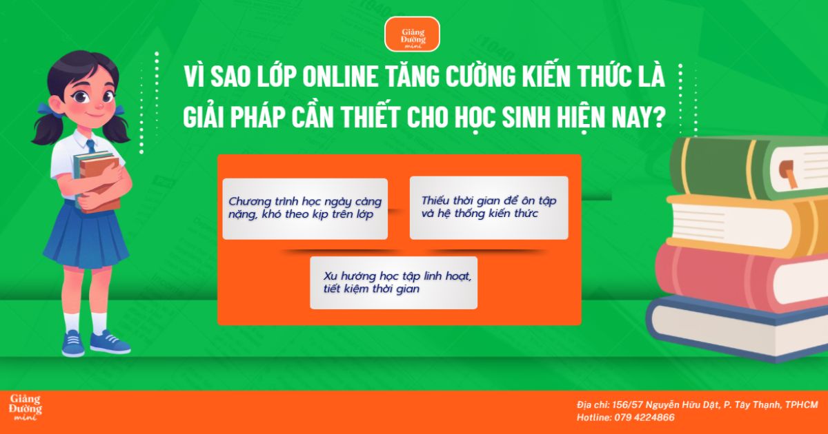 Lớp online tăng cường kiến thức
