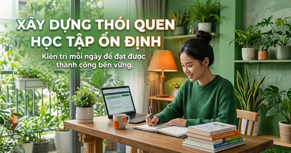Xây dựng thói quen học tập ổn định