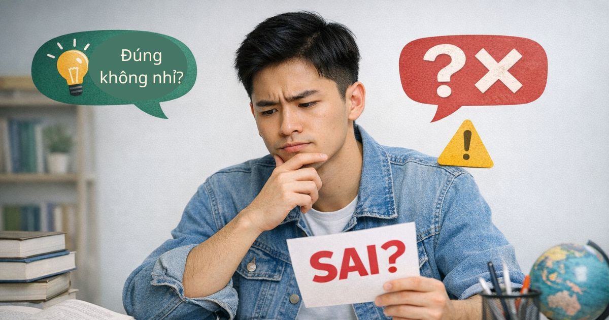 Rèn luyện tư duy phản biện giúp hạn chế việc học sai kéo dài