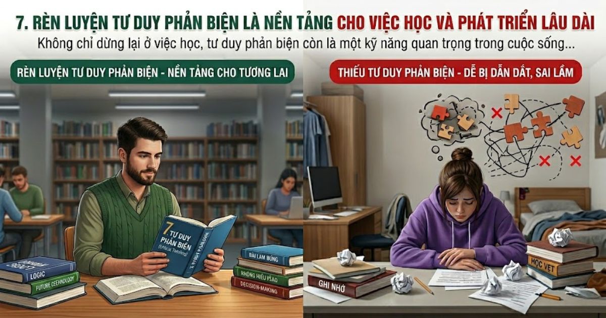 Rèn luyện tư duy phản biện là nền tảng cho việc học và phát triển lâu dài