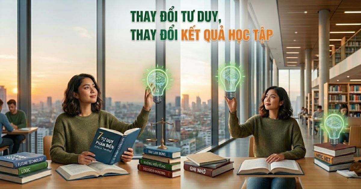 Thay đổi tư duy, thay đổi kết quả học tập